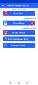 اسکرین شات 1 برنامه Delete Photo Recovery
