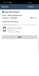 اسکرین شات 7 برنامه NetShare - no-root-tethering