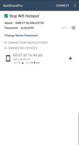 اسکرین شات 2 برنامه NetShare - no-root-tethering