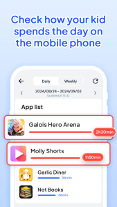 اسکرین شات 2 برنامه KidSafe24-Parental Control App