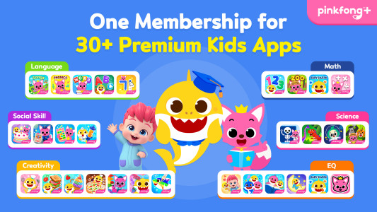 اسکرین شات 7 برنامه Pinkfong Baby Shark: Kid Games
