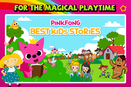 اسکرین شات 1 برنامه Pinkfong Kids Stories