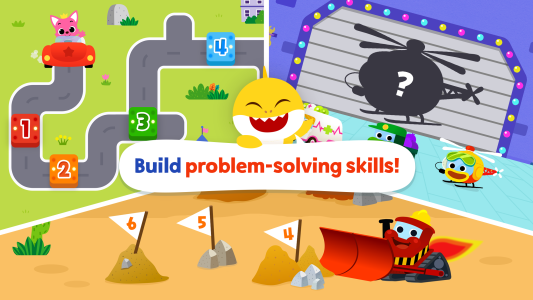 اسکرین شات 7 برنامه Baby Shark Car Town: Kid Games