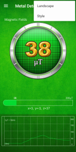 اسکرین شات 7 برنامه Metal Detector