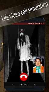 اسکرین شات 1 بازی Ghosts video calls and chat simulator (prank)