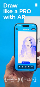 اسکرین شات 1 برنامه Sketchar AR Drawing Sketchpad