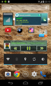 اسکرین شات 3 برنامه Wi-Fi Info Widget