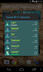 اسکرین شات 6 برنامه Wi-Fi Info Widget