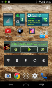 اسکرین شات 1 برنامه Wi-Fi Info Widget