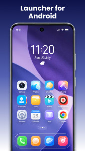 اسکرین شات 1 برنامه 1 Launcher - Home Launcher