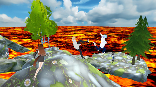 اسکرین شات 5 بازی The floor is lava game parkour