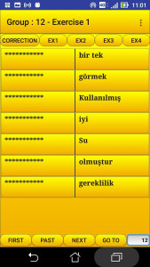 اسکرین شات 4 برنامه 2000 Korean Words (most used)