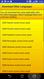 اسکرین شات 6 برنامه 2000 Korean Words (most used)