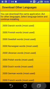 اسکرین شات 6 برنامه 2000 Russian Words (most used)