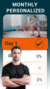 اسکرین شات 2 برنامه Leg Workouts,Exercises for Men