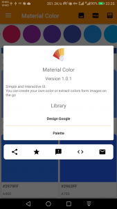 اسکرین شات 7 برنامه رنگ های متریال