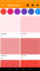 اسکرین شات 1 برنامه رنگ های متریال