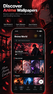 اسکرین شات 1 برنامه +9000000 Anime Live Wallpapers