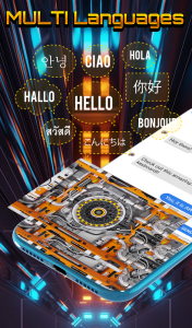 اسکرین شات 4 برنامه 3D Wallpaper Theme Cyber Pipes