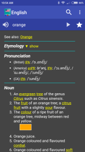 اسکرین شات 1 برنامه English Dictionary - Offline
