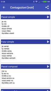 اسکرین شات 3 برنامه French Dictionary - Offline