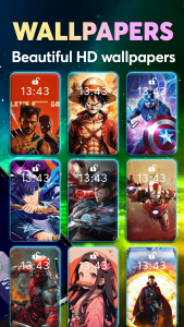 اسکرین شات 3 برنامه Zipper Lock Screen: Zip Locker