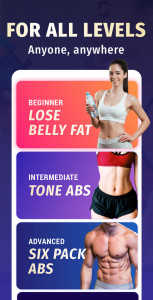 اسکرین شات 1 برنامه Lose Belly Fat - Abs Workout
