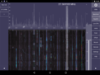 اسکرین شات 4 برنامه SDR Touch - Live radio via USB