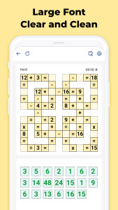 اسکرین شات 1 بازی Crossmath - Math Puzzle Games