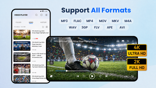 اسکرین شات 1 برنامه HD Video Player All Format
