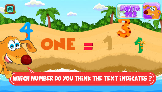 اسکرین شات 5 بازی پاپیتا 123 (آموزش اعداد انگلیسی)