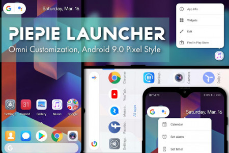 اسکرین شات 7 برنامه PSOL Launcher - Pixel Style Omni Launcher