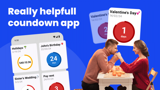 اسکرین شات 6 برنامه Countdown Widget・Countdown app