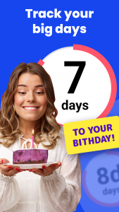 اسکرین شات 1 برنامه Countdown Widget・Countdown app