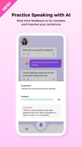 اسکرین شات 3 برنامه Cake - Learn English & Korean