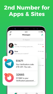 اسکرین شات 5 برنامه 2nd Line - Second Phone Number