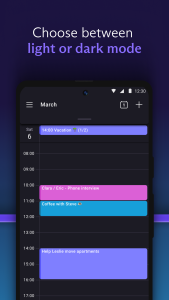اسکرین شات 4 برنامه Proton Calendar: Secure Events