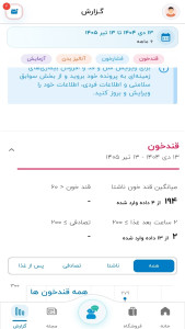 اسکرین شات 4 برنامه سیناکر | کنترل دیابت، فشارخون و وزن