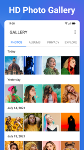 اسکرین شات 1 برنامه Gallery - Photo Gallery, Album