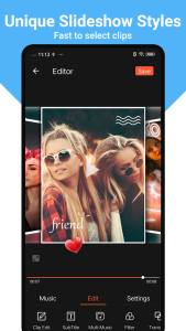 اسکرین شات 1 برنامه Video Maker Music Video Editor