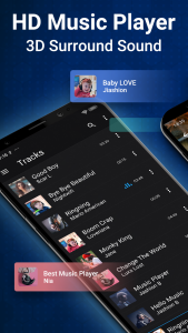 اسکرین شات 2 برنامه Music Player With Equalizer