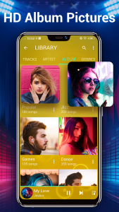 اسکرین شات 4 برنامه Music Player - Audio Player