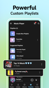 اسکرین شات 3 برنامه Music Player - MP3 Player