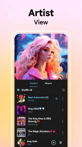 اسکرین شات 4 برنامه Music Player - MP3 Player