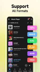اسکرین شات 2 برنامه Music Player - MP3 Player