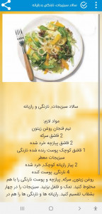 اسکرین شات 1 برنامه سالاد ممتاز-کاملترین مرجع تهیه سالاد