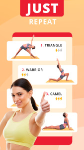 اسکرین شات 3 برنامه Yoga for beginners - Asanas