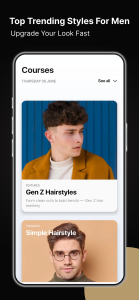 اسکرین شات 1 برنامه Mens Hairstyles And Haircuts