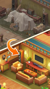 اسکرین شات 2 بازی Merge Bistro Decor Match Story