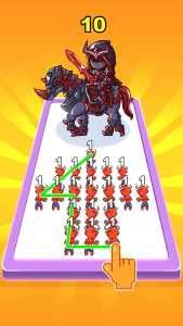 اسکرین شات 7 بازی Dino Merge Master Animal Fight